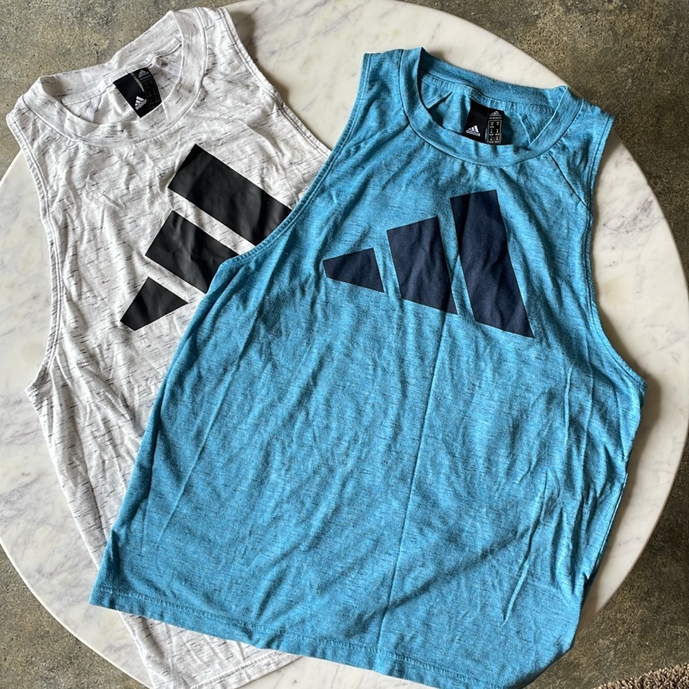 2 Adidas Women’s Tanks Size Medium